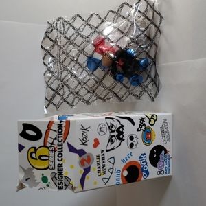 2.5" Qee Series 6 Designer Collection Blind Box Keychain: Mystery Figure